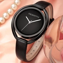 REBIRTH женские часы модные бизнес простые женские часы для женщин Роскошные Montre Femme браслет zegarek damski