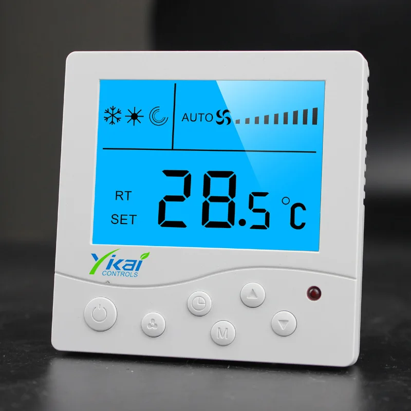 Liquid Crystal Temperature Controller for Central Air Conditioning