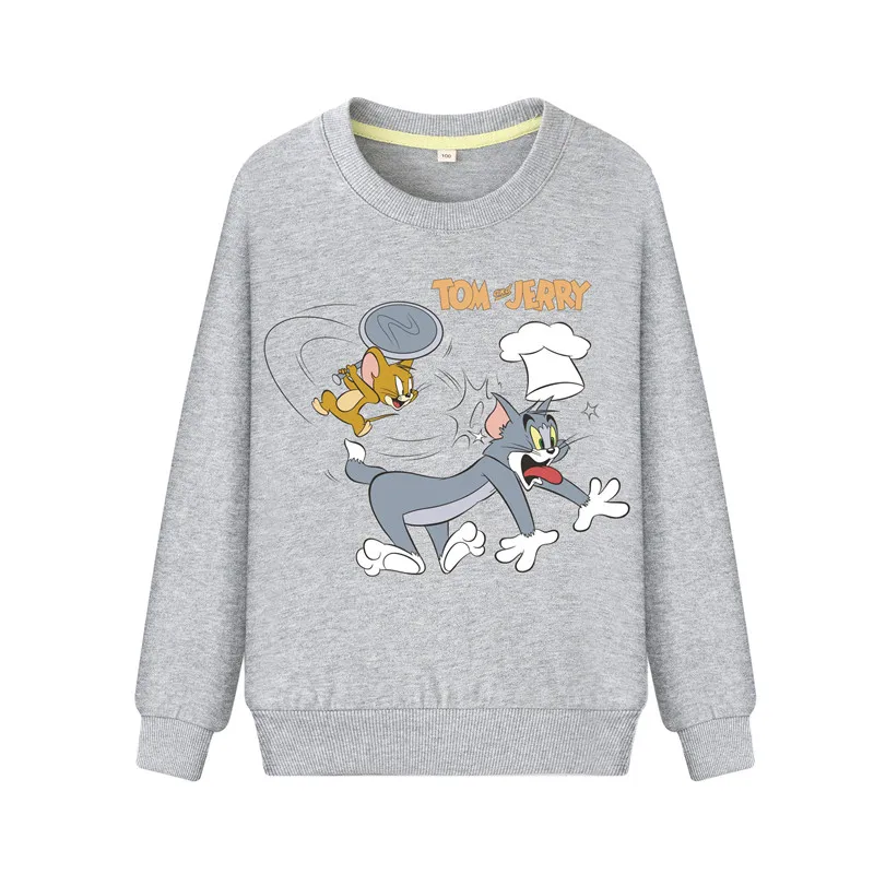 Cotton Kids Boys Girls Sweatshirt Long Sleeve Children Cartoon Hoodie Costume