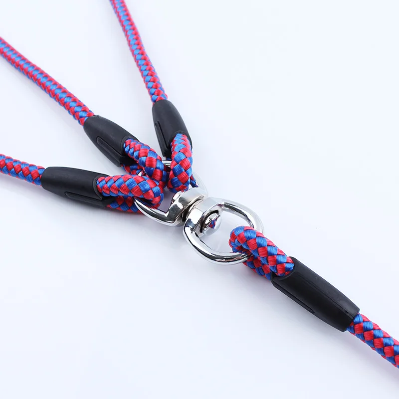 Heavy Duty 3 Way Dog Coupler Leash Splitter Triple No Tangle Nylon Pet Leash for Walking Three Dogs 3 in 1 Traction Rope5