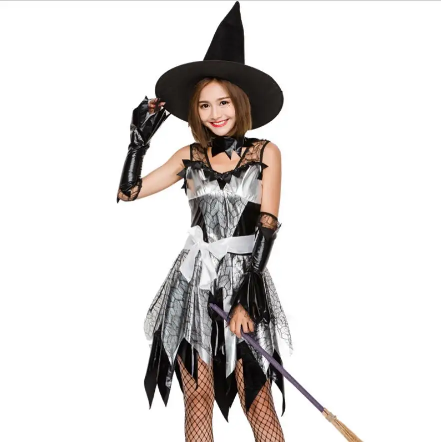 Роскошный сексуальный костюм ведьмы, одежда для взрослых, готический костюм вампира, маскарадный костюм, костюм на Хэллоуин для женщин