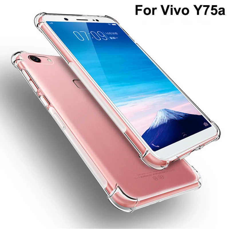 Роскошный противоударный чистый мягкий чехол Capa для Vivo Y75a телефонные чехлы