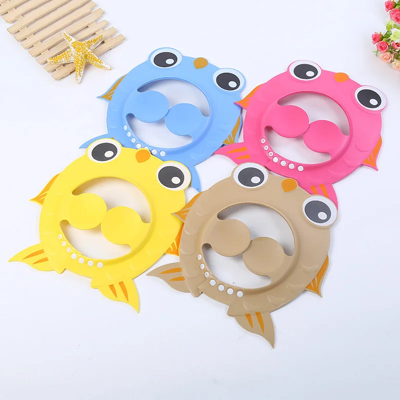 Baby-Shampoo-Cap-Infant-Adjustable-Shower-Protect-Cute-Fish-Shape-Hair-Wash-Shield-Children-Splashguard-Toddler-Waterproof-Caps-T0588 (5)