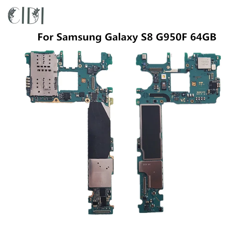 CIDI для Samsung Galaxy S8 G950F 64 Гб материнская плата оригинальная разблокированная с