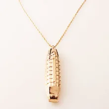 Máquina de afeitar níquel pendiente del collar libre cortadora de cabello collar con cadena de acero inoxidable 2015 el último diseño colgante de joyería