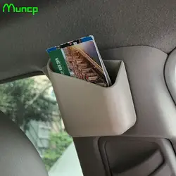 Muncp автомобиль-Стайлинг карман коробка для хранения сумка аксессуары для интерьера для Volkswagen vw POLO Tiguan Passat Golf EOS Scirocco Jetta bora