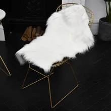 60x90 мягкий искусственный коврик из овчины покрытие стула коврик для спальни искусственная шерсть Теплый Ковер с длинным ворсом сиденье Textil меховые коврики