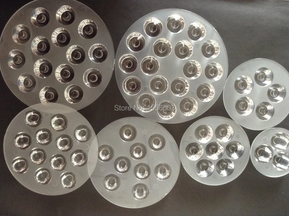 3W 5W 7W 9W 12W 15W 18W 24W High Power LED Conjoined Lens Spot Lamp Chip Lenses