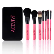 ACEVIVI Brand New 7 Pcs Makeup brush Set cosmetics kit make up brushes Kit with box 63 #y