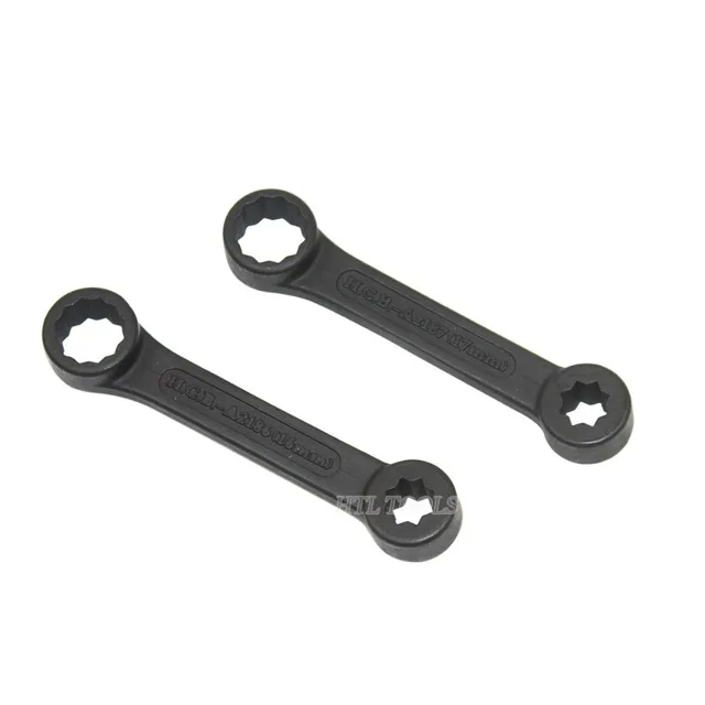

EVERPOWER 2PC 16mm 17mm Engine Screw Nut Remover Wrench Tool Offset Engine Mount Wrench for Mercedes Benz