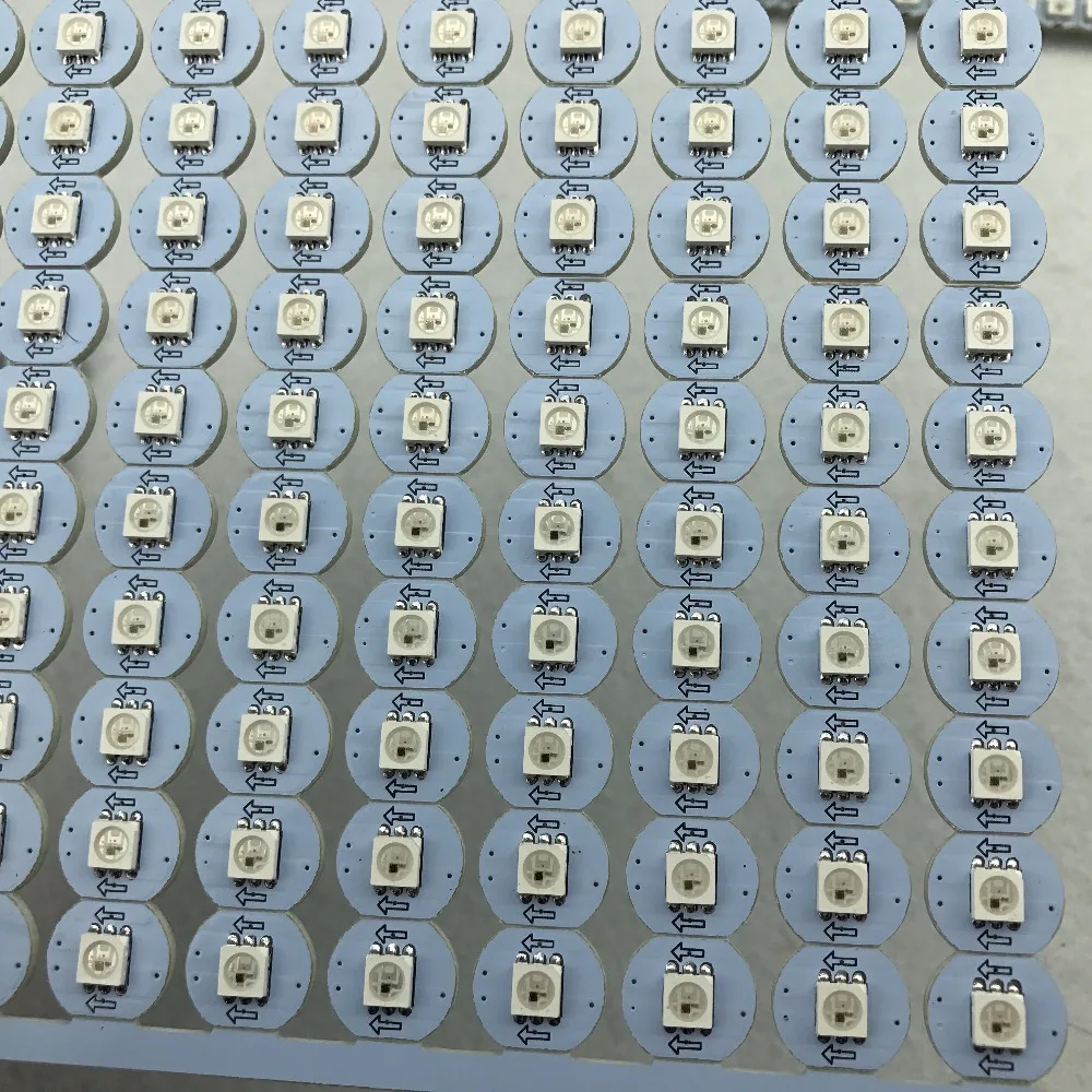 12mm*14mm DC12V input addressable WS2815 LED bread with heatsink,rgb full color;with back up siganl line