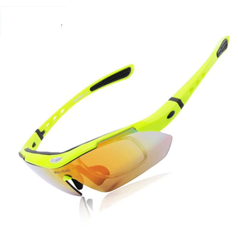 5 Lenses Cycling Polarized glasses Road Mountain Bike Goggles UV