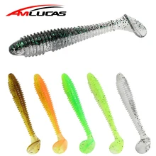 Amlucas рыболовные приманки Swing Impact Swimbait 8 шт. 75 мм 2,7 г мягкие приманки искусственные приманки для рыбалки на карпа приманка для окуня рыболовные снасти WW87