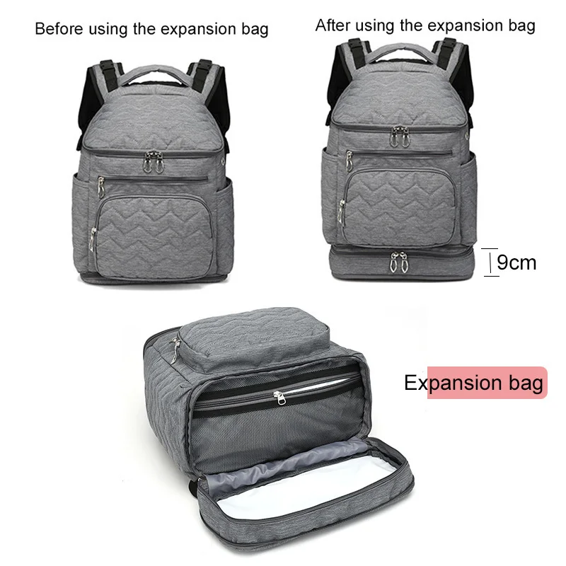 الأرض الأم على ظهره لاند النايلون الطفل حفاضات حقيبة الأمومة الحفاض رعاية الطفل التمريض wetbag حقيبة السفر للامهات