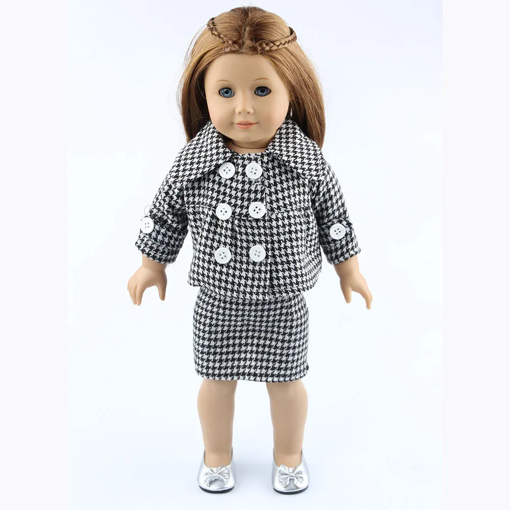 18 inch American girl dolls clothes manually white wedding dresses children Christmas gift free shipping W29