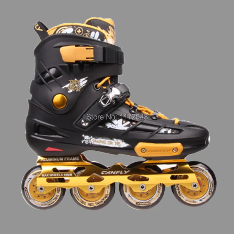 F1 Roller Skates 4 Wheels Inline Skates Brake Free 1pcs/ Lot Inline