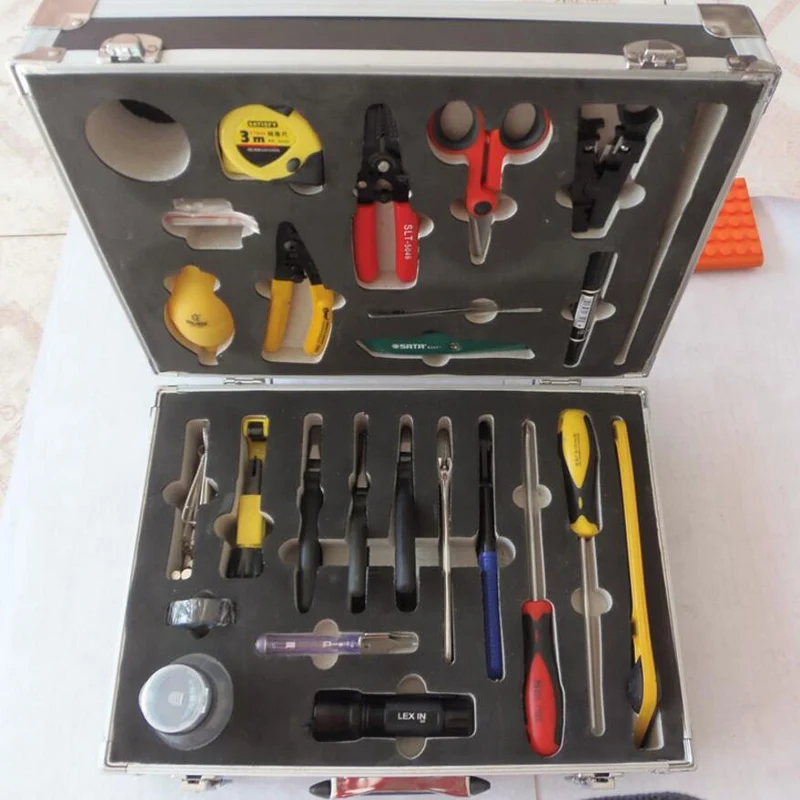25 класс/мешок HRP волоконно оптический кабель строительство toolbox FTTH сращивания
