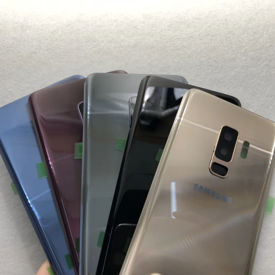 S9 + задняя крышка батарейного отсека для Samsung Galaxy Plus G965 G965F SM G965FD Задняя стеклянная