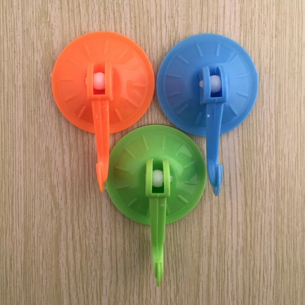 Heavy duty super bathroom plastic suction cup hook with lock/suction
