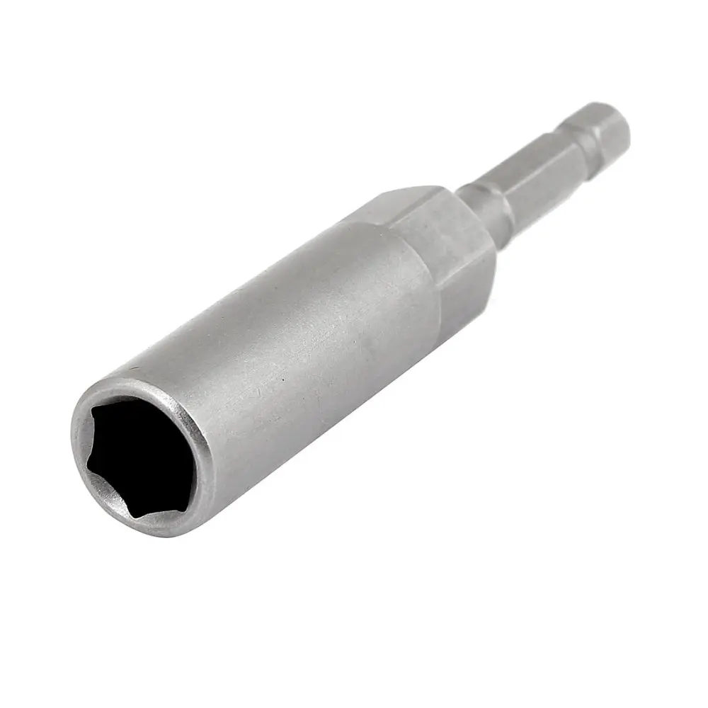 

UXCELL 10mm Hex Socket Screw Driver Bit Tool 80mm Length Silver Tone for Quicker Installations Hot Sale