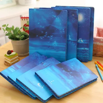 

HOT Vintage School notebook paper Personal diary 48K A5 B5 hard copybook Office School Supplies Gift