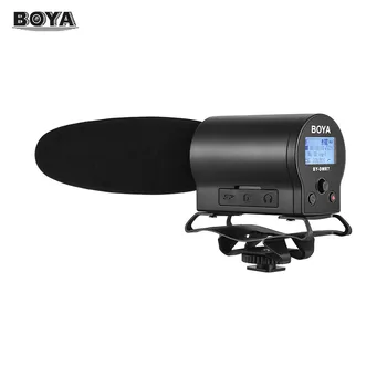 

BY-DMR7 Condenser Microphone Broadcast Quality w/ Integrated Flash Recorder for Canon Nikon Sony DSLR Cameras and Video Cameras