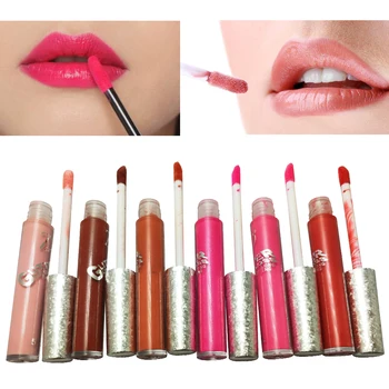 

12 Color New Trend Moisture Glossy Hot Lips Makeup Non-stick Cup Longlasting Waterproof Lip Glaze Cream Lip Gloss G5034
