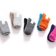 Новые осенние и зимние, теплые, мягкие ручки, кроличьи волосы, чистый цвет, носки, женские носки, S181102