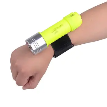 

T6 LED Flashlight Underwater Super Bright 18650 Battery Torch Magnetic Switch Defensive Flashlight