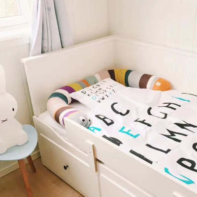 Kids Plush Toys Newborn Baby Snake Pillows Infant Appease Dolls Lovely Snake Toys Brinque Cama Sleeping Pillow Cushion Speelgoed (3)