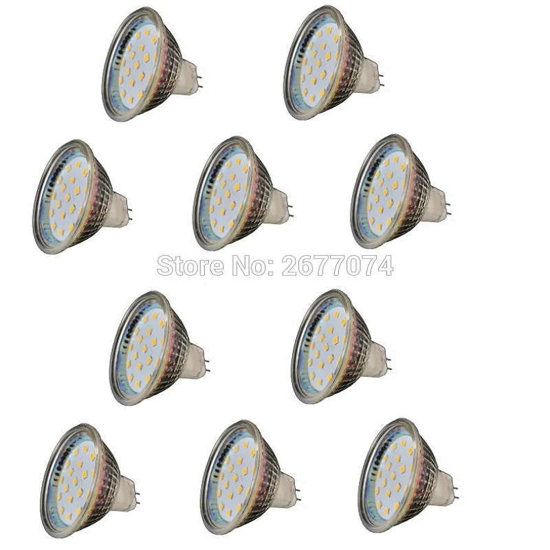 

MR16-18SMD-2835 4W DC12V Warm White 10PCS JTFL119