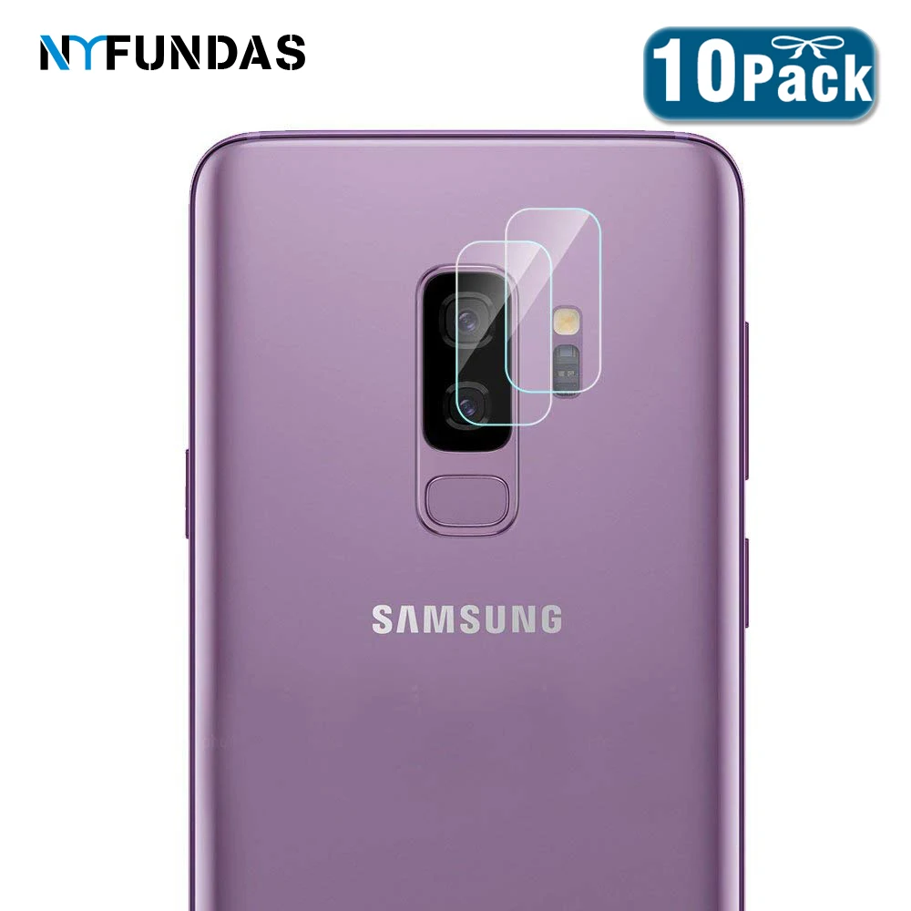 NYFundas 10pcs Back Camera Lens tempered glass For Samsung galaxy Note 9 8 S9 s8 s10 Plus s10E s10+ e rear cristal templado |