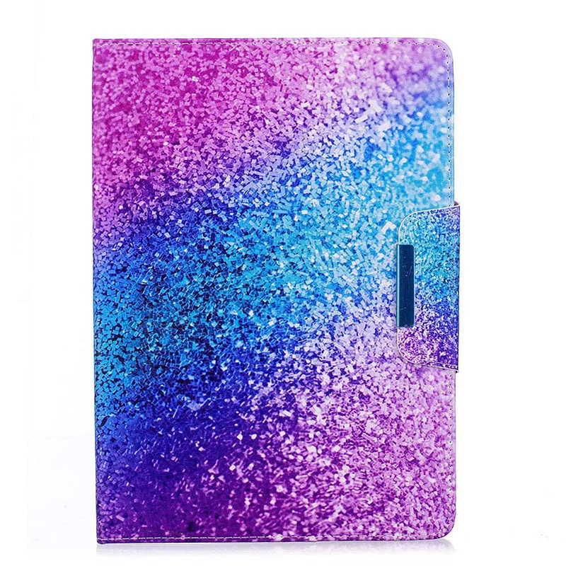 Soft Leather Case For New iPad 9.7 inch 2017 Colorful Painting Smart Cover Flip Case Protective Shell Auto Sleep Wake Up (46)