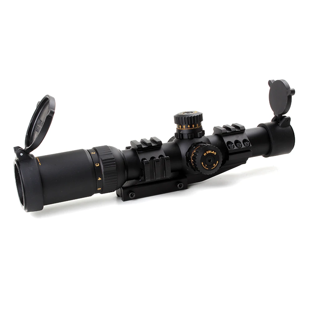 Снайпер NT 1 6X24 L компактный Mil dot R/G llluminate прицел тактический Снайперский прицел|rifle