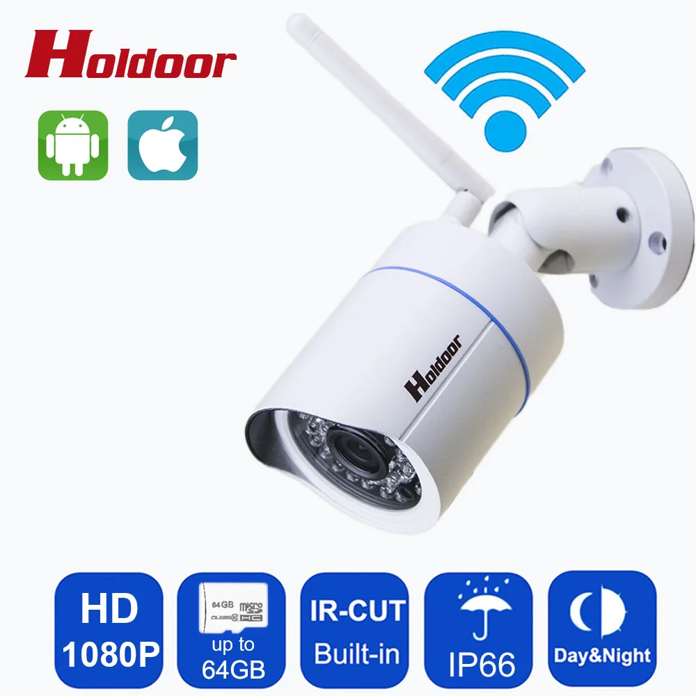 WIFI IP Camera 2MP full HD 1080P Network Infrared Bullet onvif Outdoor Waterproof wireless CCTV camera With Micro SD card slot camera : image WIFI IP Camera 2MP full HD 1080P Network Infrared Bullet onvif Outdoor Waterproof wireless CCTV camera With Micro SD card slot camera