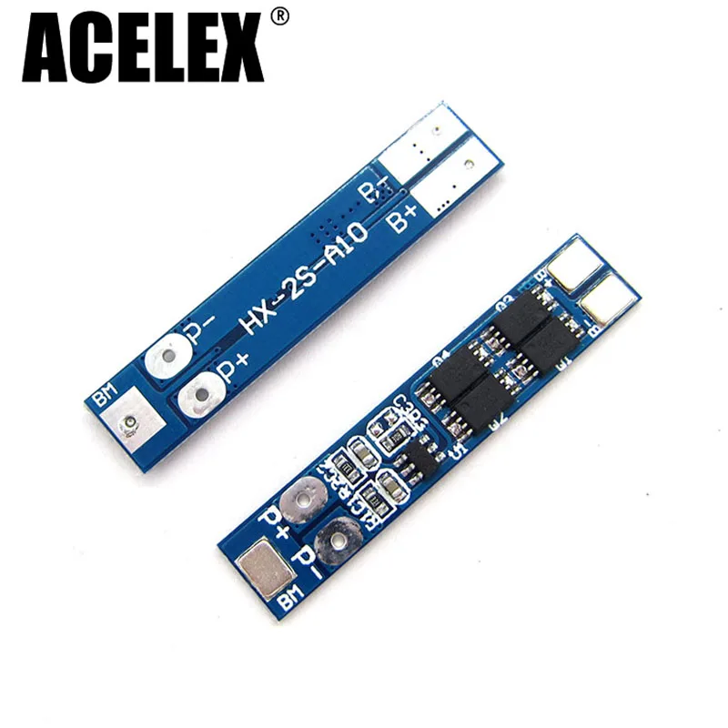 

2S 7.4V 8A Li-ion 18650 Lithium Battery Charger Protection Board 8.4V Overcurrent Overcharge / Overdischarge Protection