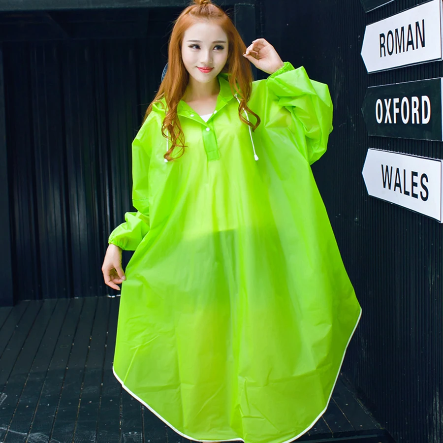 

Transparent Rainsuit Hooded Women Regencape Polka Dot Rainsuit Ultralight Raincoat Boots Ladies Fashion Poncho Backpack 6R015