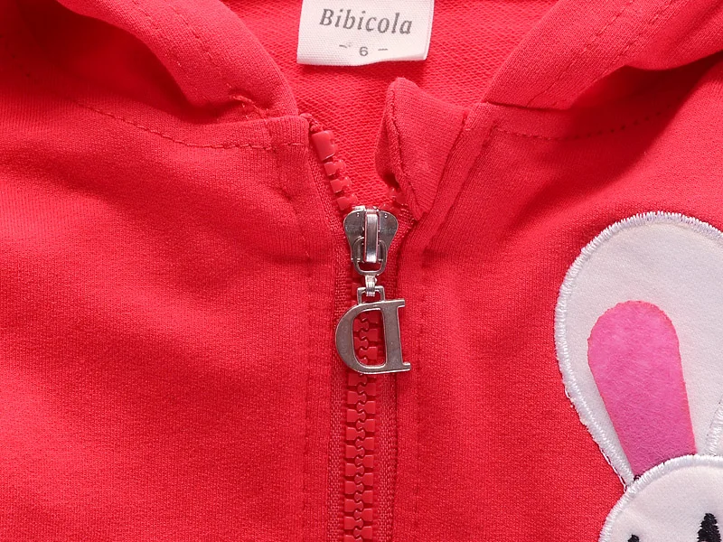 BibiCola/Весенний Детский костюм комплекты одежды для малышей, пальто с капюшоном для девочек+ штаны спортивный костюм из 2 предметов с рисунком детский спортивный костюм