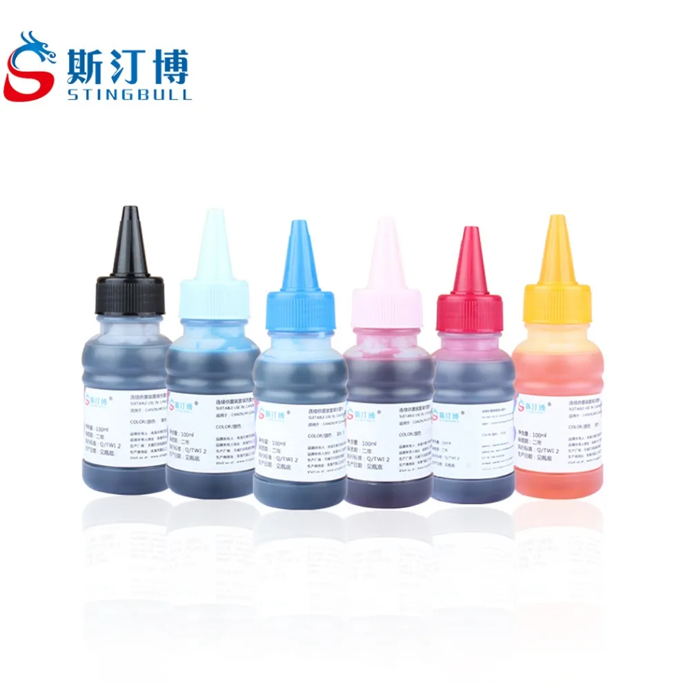 

100ml Universal Colorful Printer Ink Compatible Dye Refill Ink for Epson/HP/Canon/Lexmark Ink Cartridges CISS