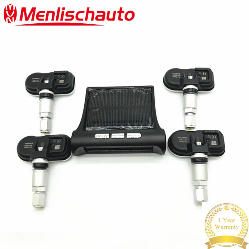 

Smart Car News TPMS Tyre Pressure Monitoring System Solar Power Digital LCD Display Auto Security Alarm Systems Tyre Pressure