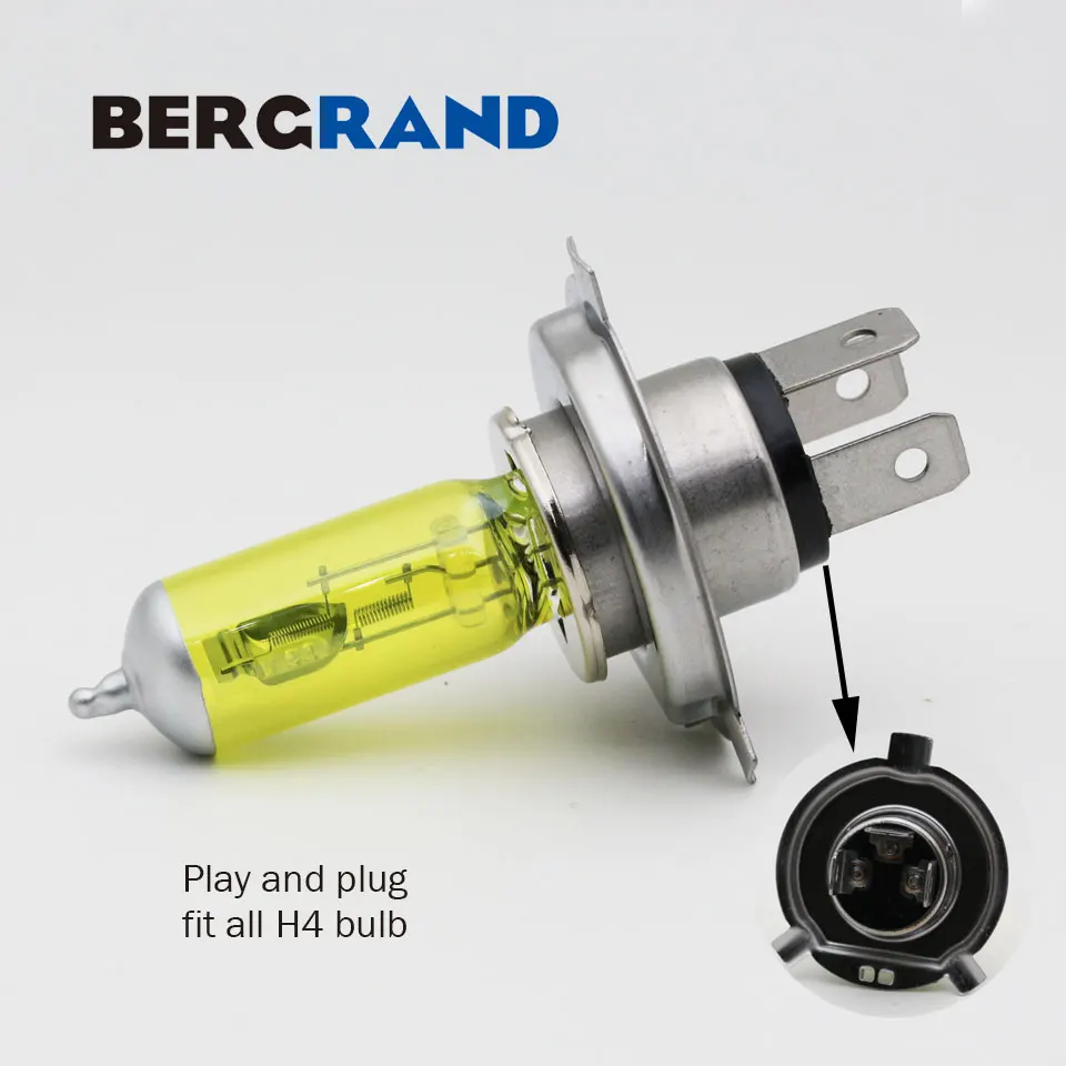 2 шт. галогенные лампы H4 12 В 60/55 Вт|h4 yellow headlight bulb|headlight bulbh4 |