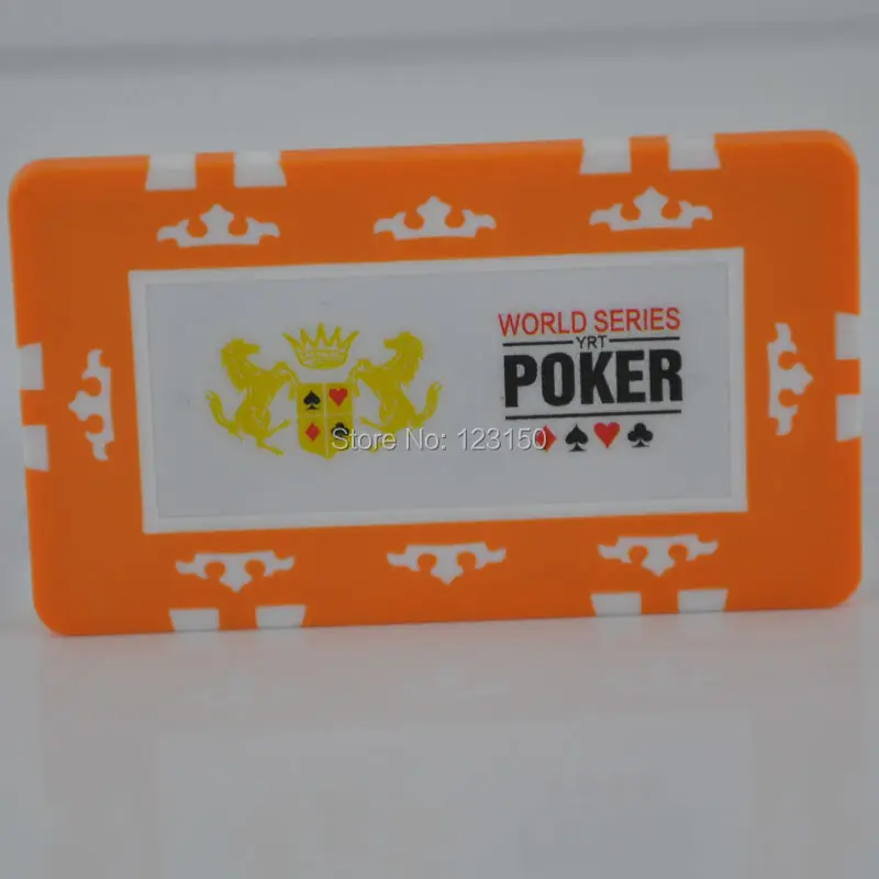 PK-2002WSOP прямоугольник ABS покер чип с непроницаем для ультрафиолета лечения