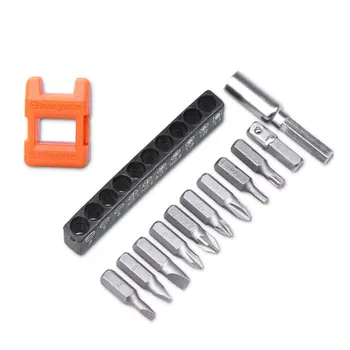 

10Pcs Electric Drill Screwdriver Bit Universal Snake Flexible Hose Cardan Shaft Connection Soft Extension Rod Magnetizer
