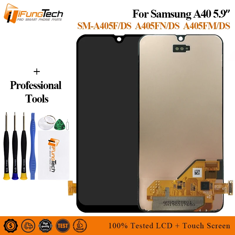 

For Samsung's Galaxy A40 SM-A405F Display lcd Screen replacement for Samsung A40 A405 A405F display lcd screen module