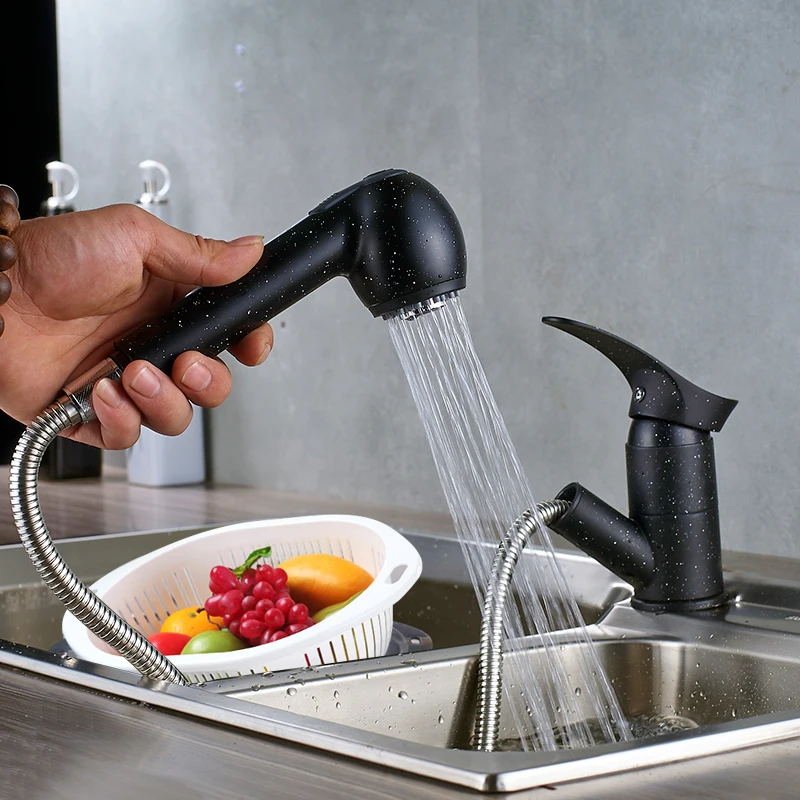 Newly Kitchen Faucets 360 Degree Swivel Pull Out Kitchen Sink Faucet