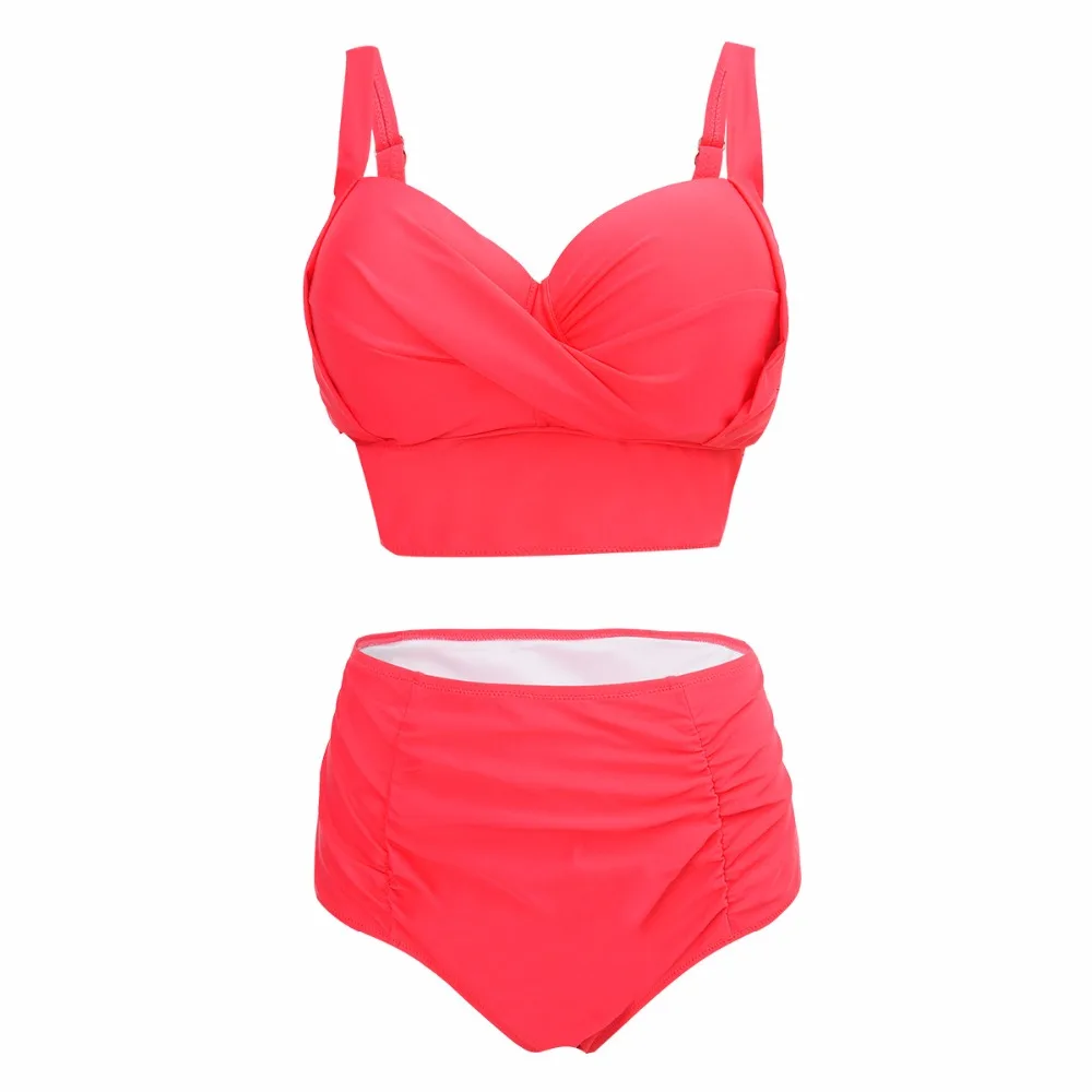 Sexy Plus size Swimwear Women Bikini 2017 Swimsuit High Waist Bathing Suit Push Up Two Piece Swim Suit Beach Bikinis Set Black plus-size-black-swimsuit : image Sexy Plus size Swimwear Women Bikini 2017 Swimsuit High Waist Bathing Suit Push Up Two Piece Swim Suit Beach Bikinis Set Black plus-size-black-swimsuit