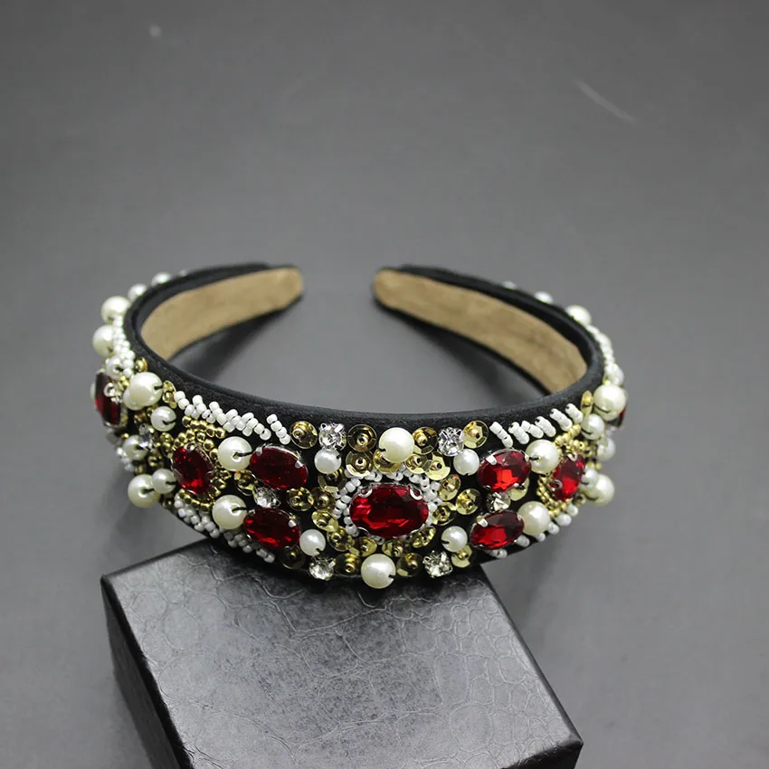 Gem Crystal Headband Bride Wedding Hair Bands Accessories Girls Bohemia