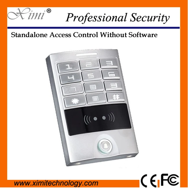 

Touch panel access controller waterproof standalone without software M09B rfid card reader single door access control