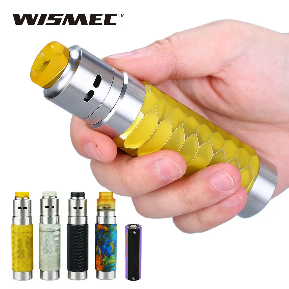 

Original WISMEC Reuleaux RX Machina 20700 Mech Kit with Guillotine RDA & 20700 Battery 3000mAh Great Clouds Vape Vs TSunami Mech