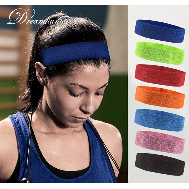 Compression Sports Headband Soft Spring Anti-pilling Men Women Unisex for Cycling Running Jogging Yoga Sweat-absorbent Sweatband | Спорт и
